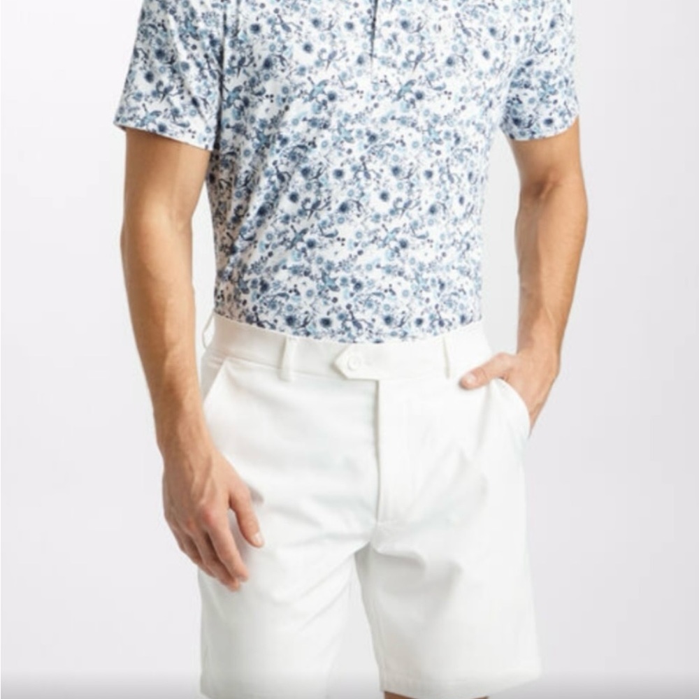 G/FORE Maverick 4-Way Stretch Short - Size 36 - White - Golf/Tennis